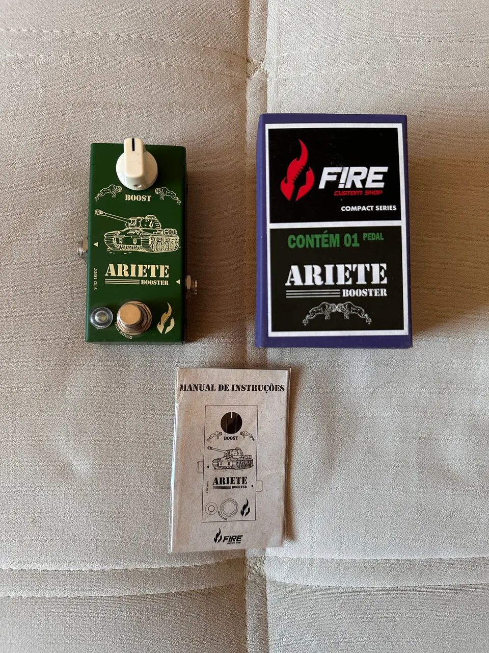 Pedal Ariete Booster Fire Custom Shop - Foto 4