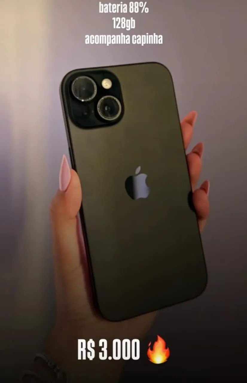 IPHONE 15 - 128GB - BAT - 88%