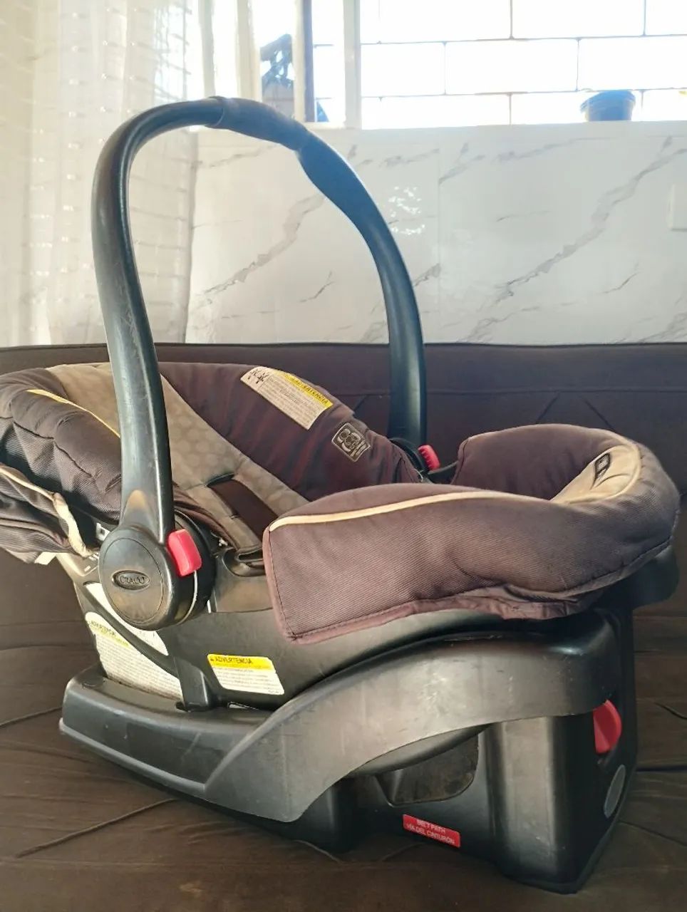 Cadeirinha Bebê conforto com base para carro - Foto 3