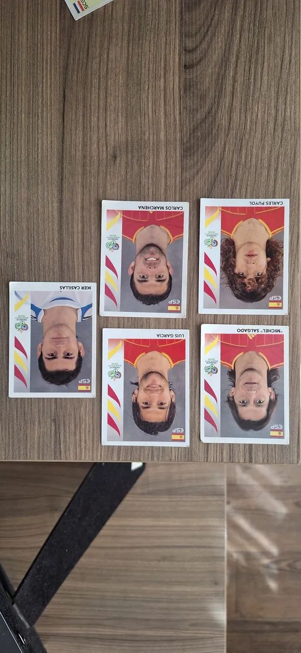 Figurinhas da Copa 2006 Panini das seleções da Alemanha,  Espanha e Suíça,  - Foto 3