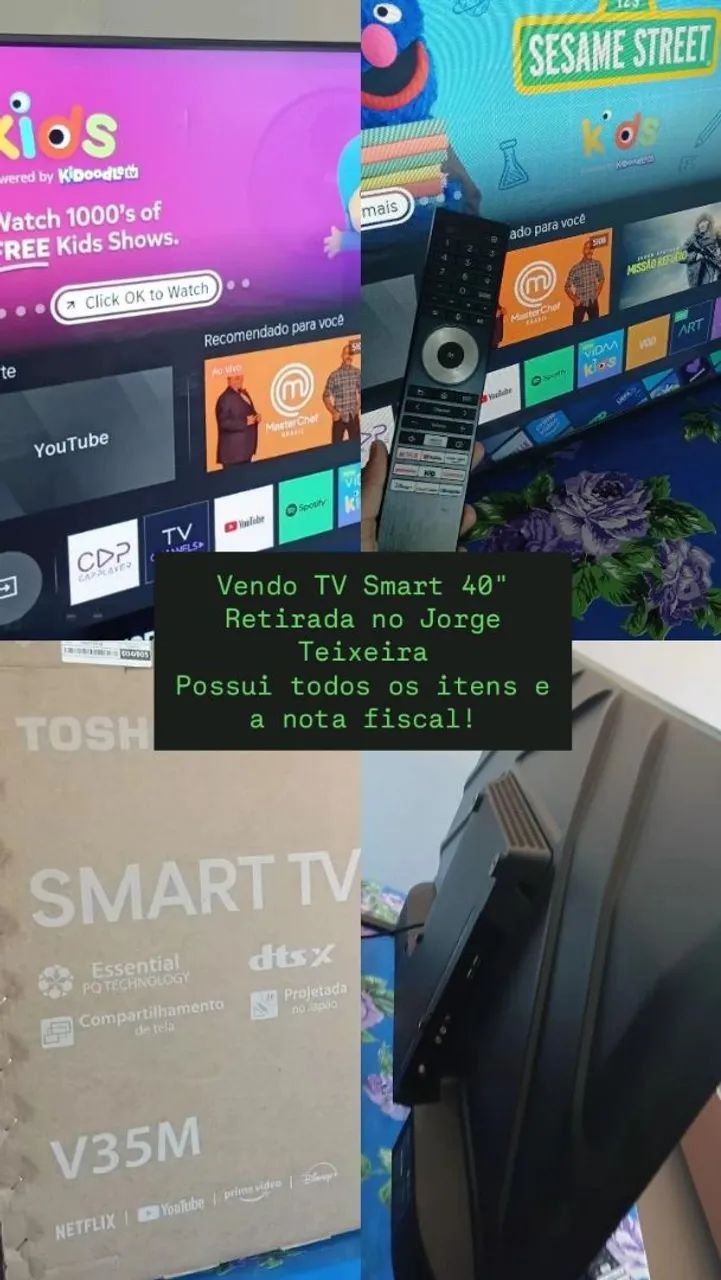 Smart TV Toshiba 40" 