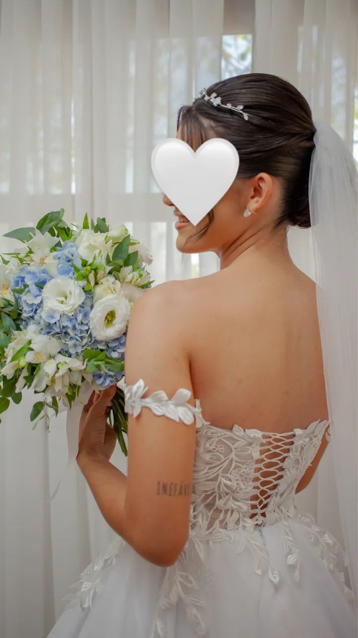 Vestido de Noiva romântico - Foto 4