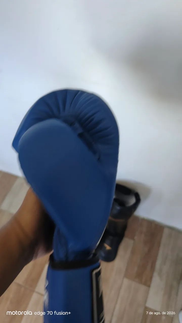 Luva maximum azul  - Foto 4