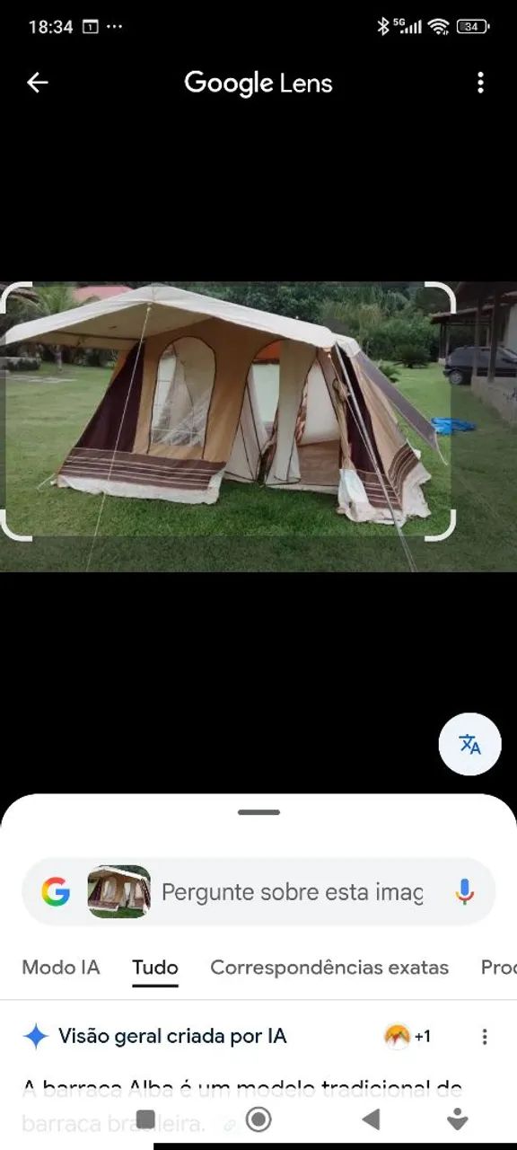 Barraca Alba com 2 quartos