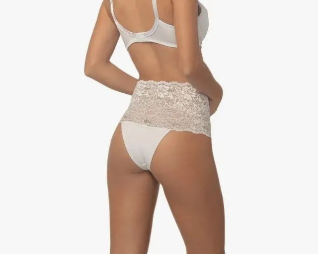 Calcinha Calça Clássica Guinee Demillus 57102 Em Renda - Foto 4