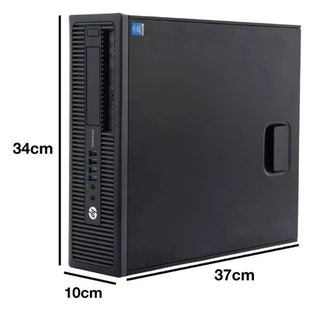 Desktop HP EliteDesk 800 G1 SFF Intel core i5 4th 8 Gb Ram SSD 120 - Foto 3