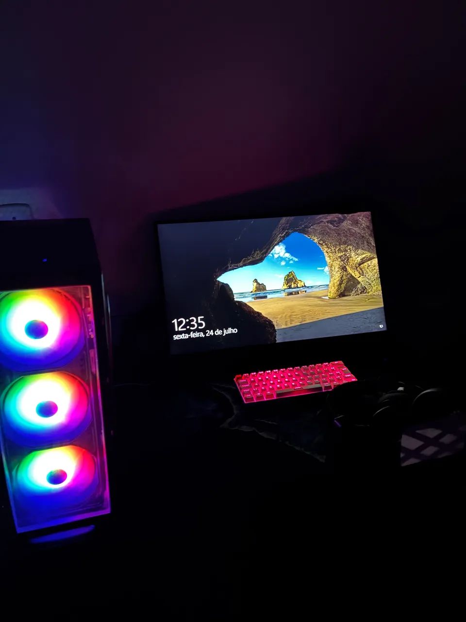Pc gamer USADO (PROBLEMA NA PLACA MÃE) - Foto 5
