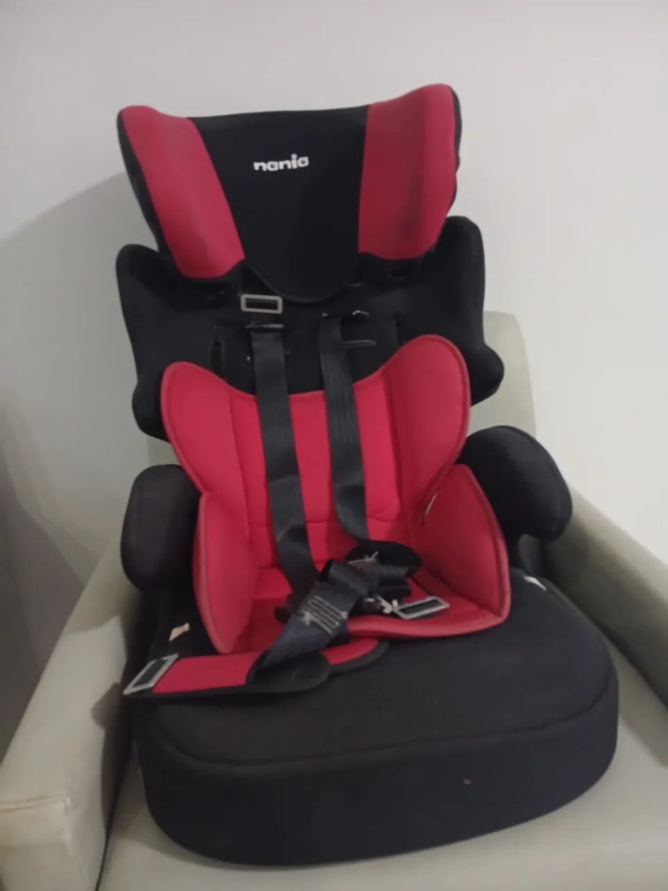Cadeira auto Nania vermelho  - Foto 4