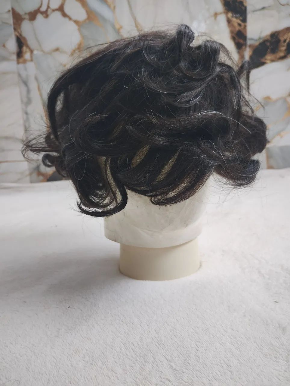 Prótese Capilar em Micropele nó Imperceptível 30%Grisalho - Foto 3