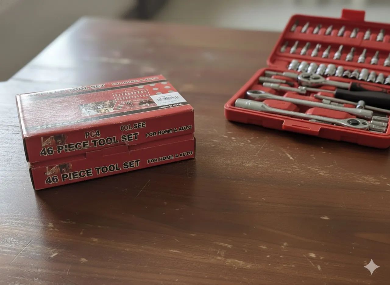 Maletas com 46 peças novas para carros. - Foto 5