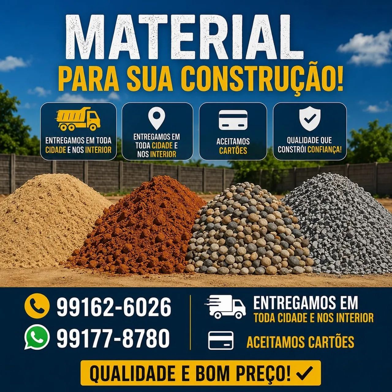 Areia-Barro-Brita-Seixo 