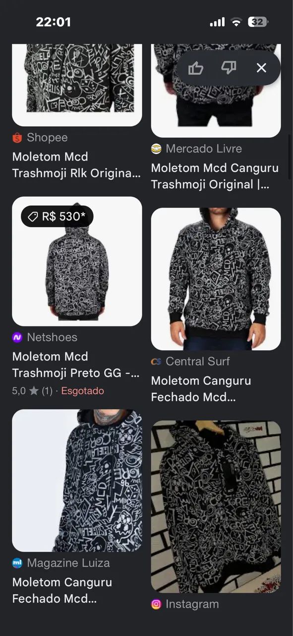 Roupa , moleton raro mcd  - Foto 2