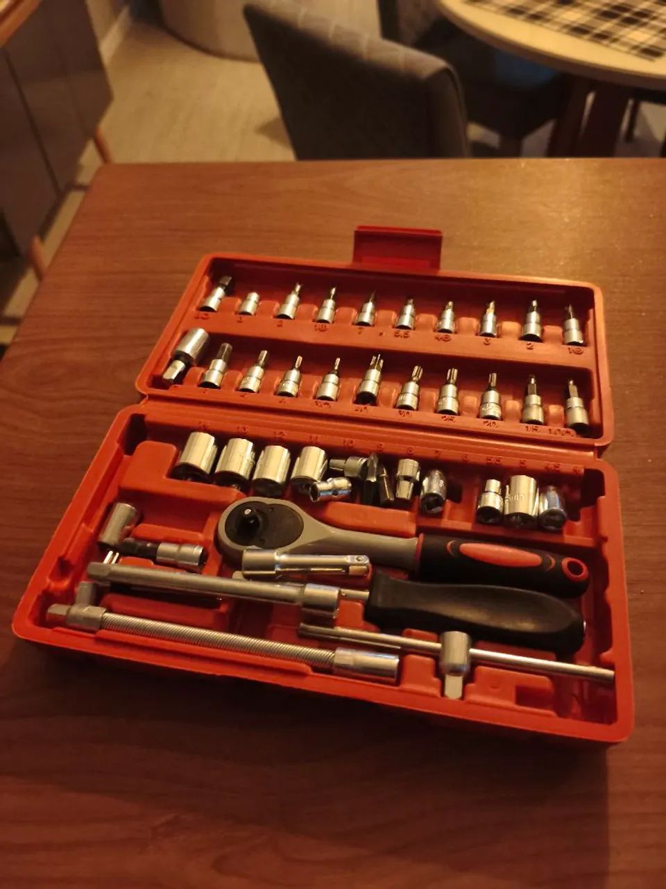 Kit 49 peças/chave de catraca 