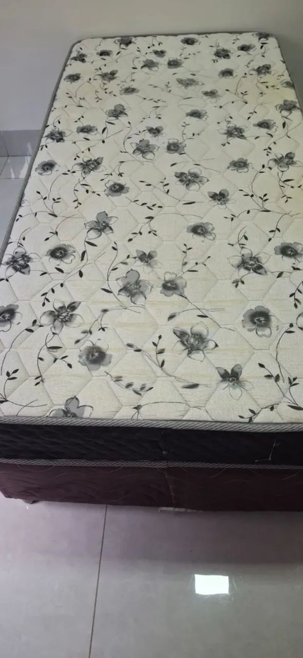 Cama box com colchão de solteiro - Foto 2