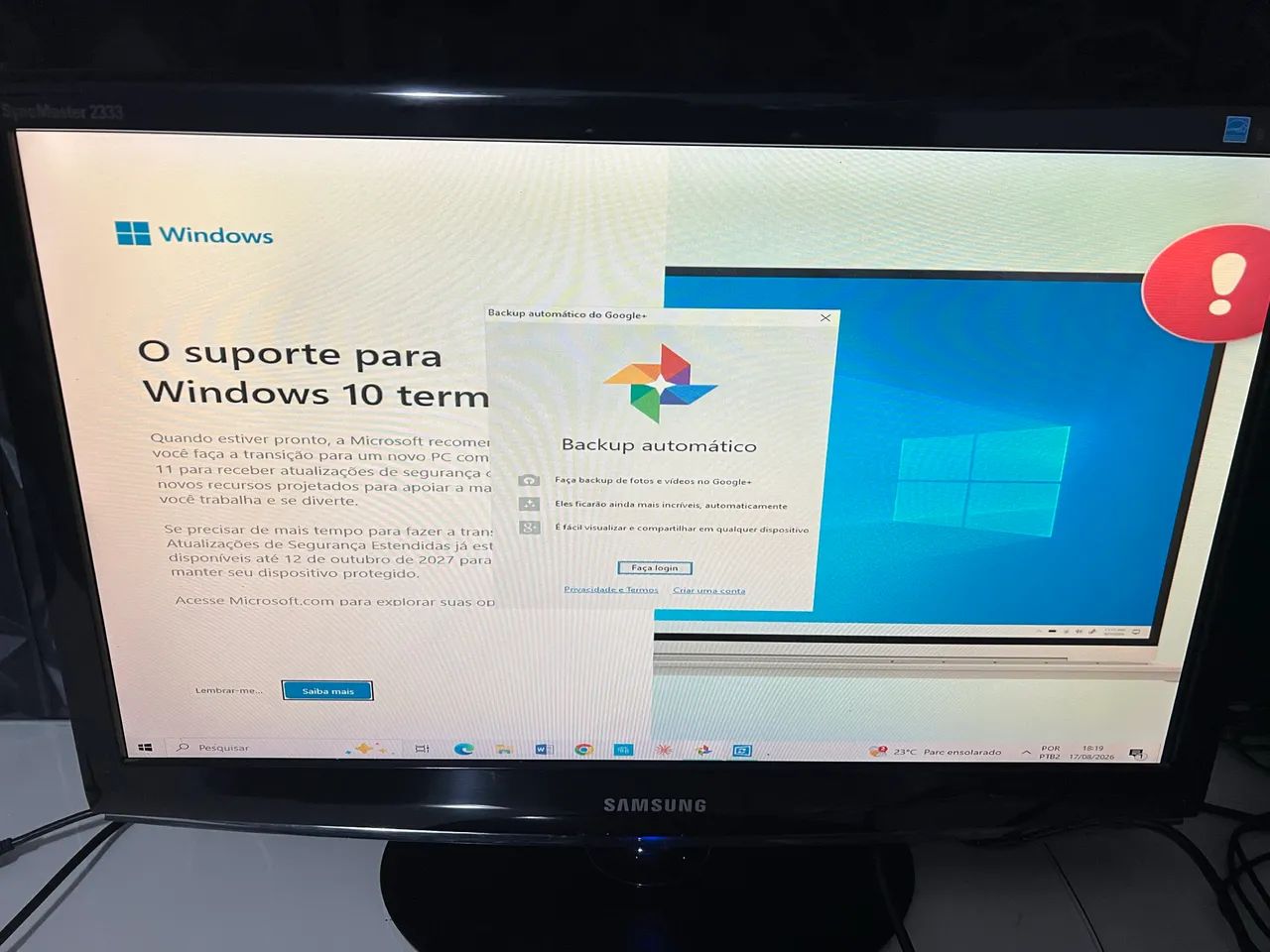 Monitor Samsung 23 polegadas VGA