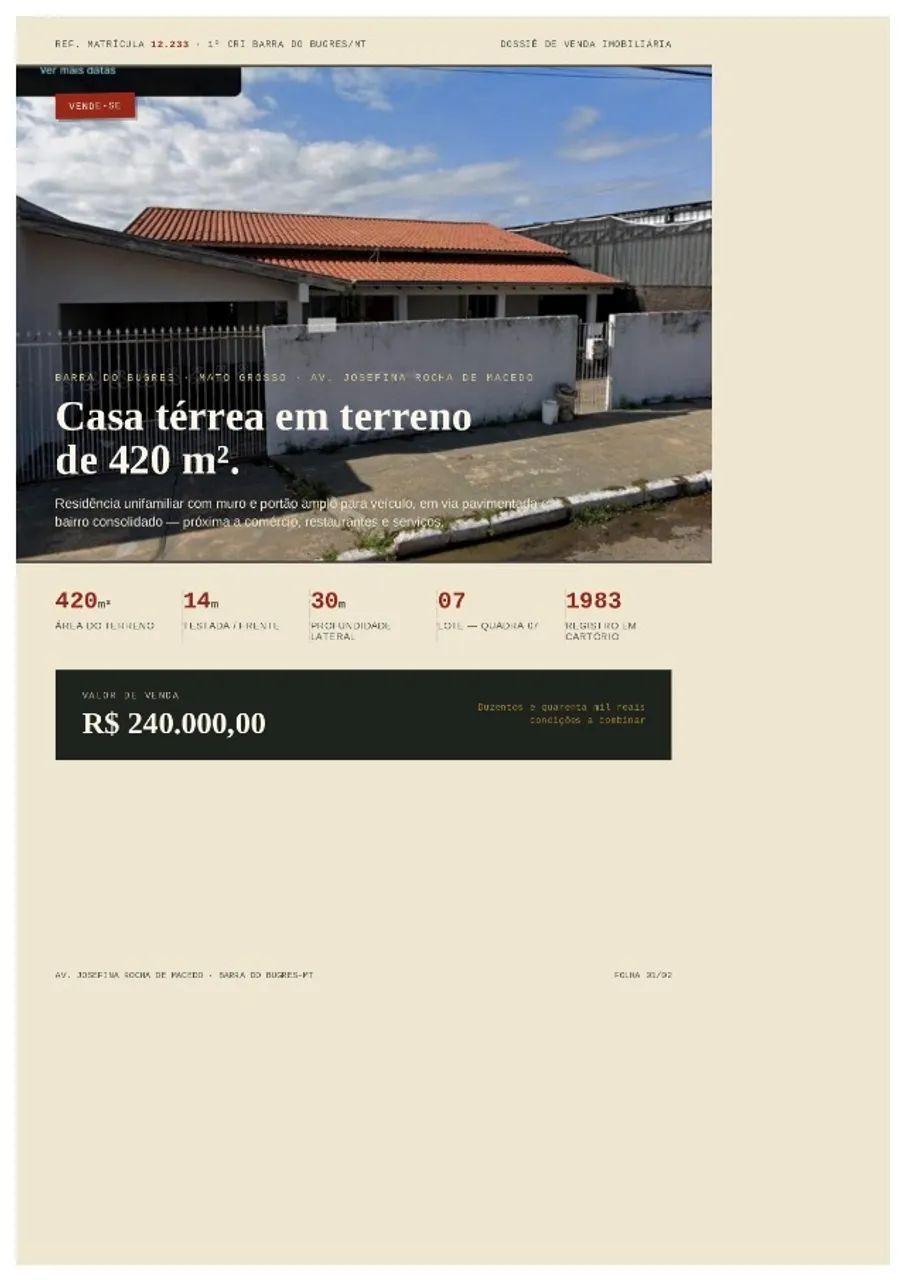 Imóvel a venda - pegamos carro como parte do pagamento 3 quartos com Edícula nos fundos - Foto 4