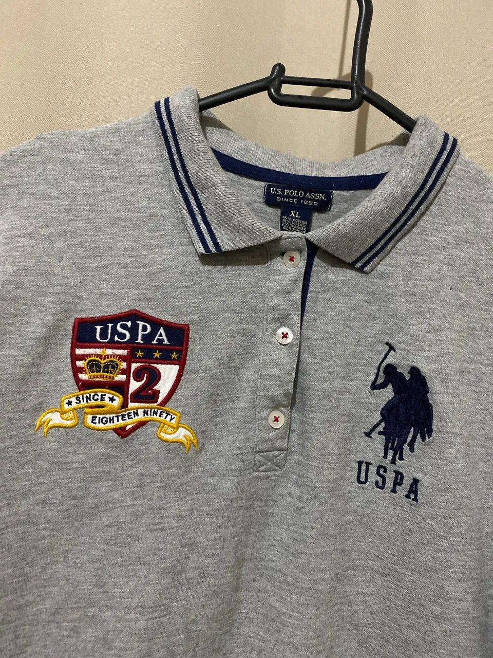 Camisa polo feminina USPA importada G - Foto 5