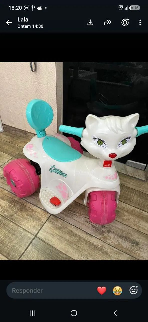 Moto elétrica infantil 