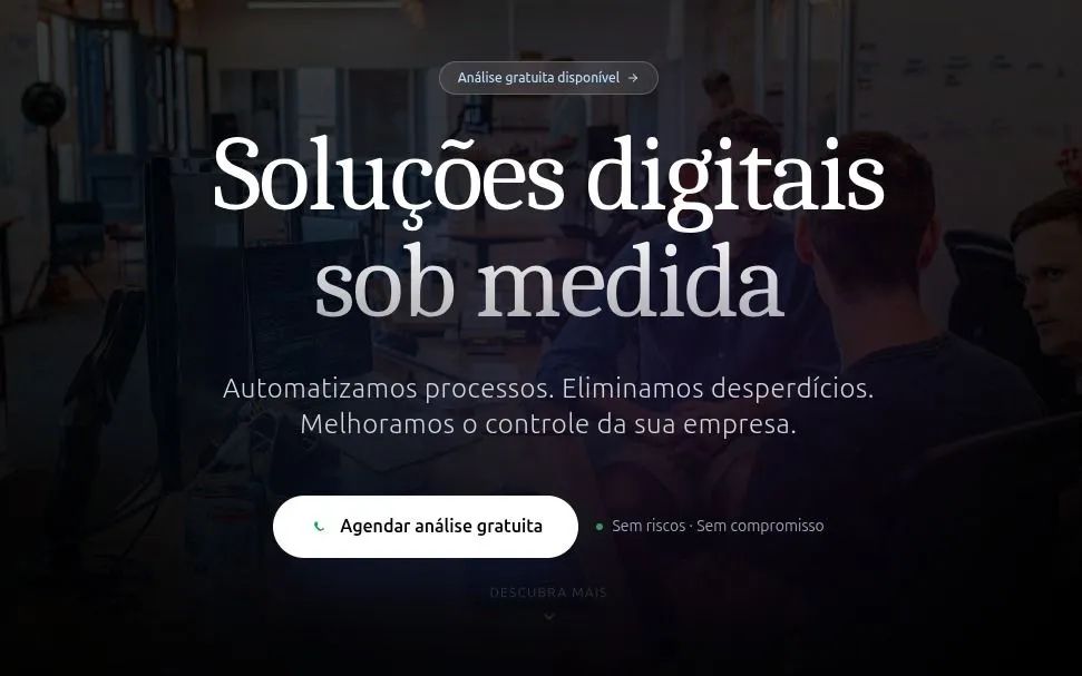 Soluções digitais para empresas e negócios 