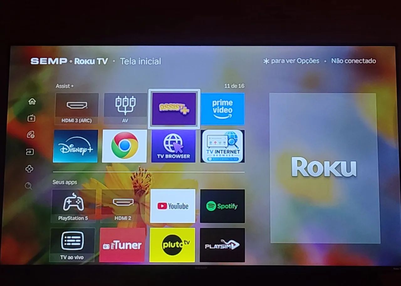 Smart TV Semp Roku 43 Polegadas Full HD - Foto 2