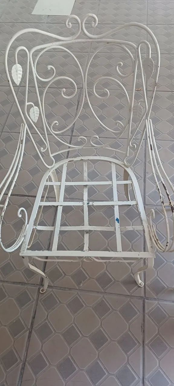 Cadeiras de ferro antiga