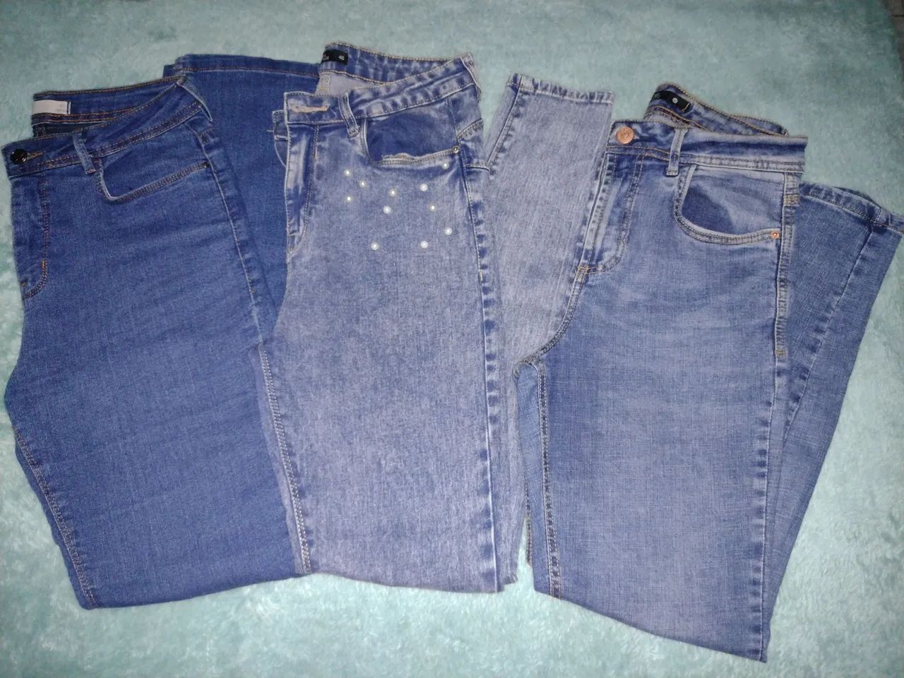 3 calças jeans tamanho 40