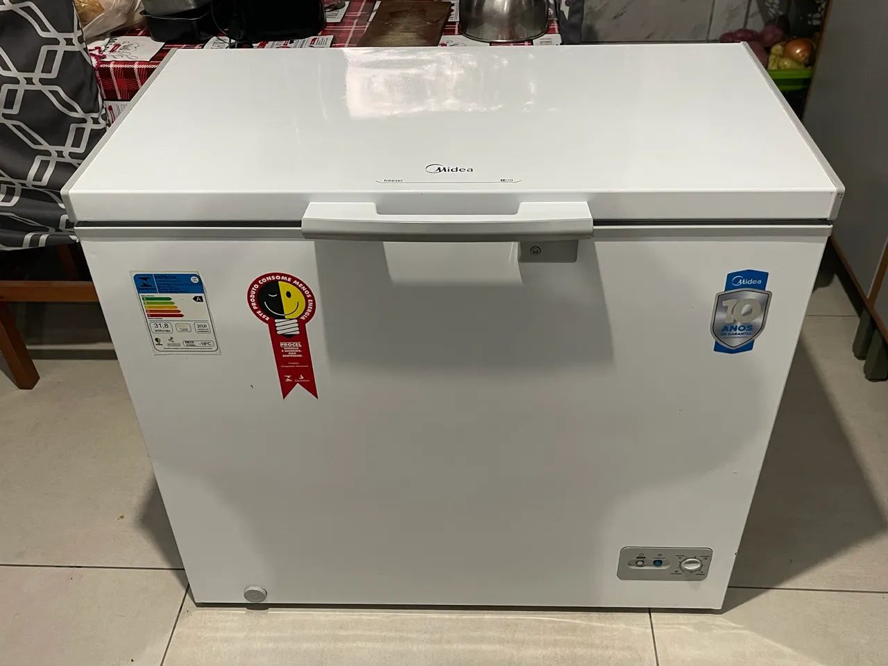 冷凍ADL10 S20 SM20 M20 Freezer Midea Horizontal 202 Litros - Ótimo Estado ( 220v