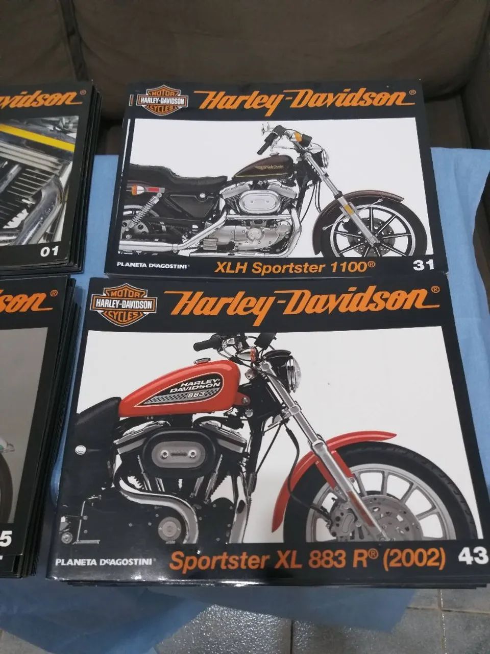 Revistas harley DAVIDSON ,planeta deagostin.colecao completa