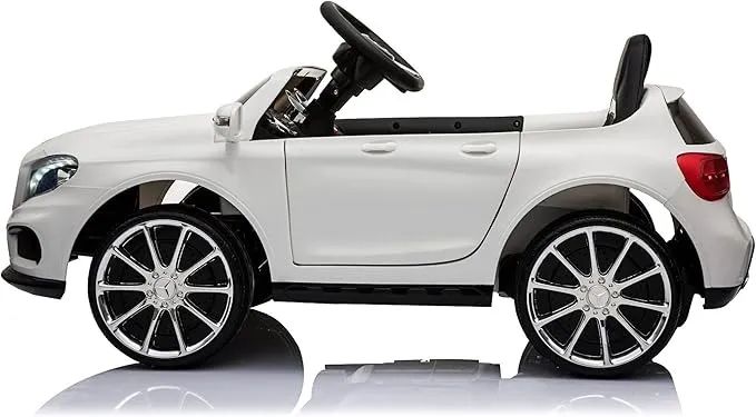 Locação Mini Veículo Carro Elétrico Mercedez Bens Branco controle remoto 12V - Foto 4
