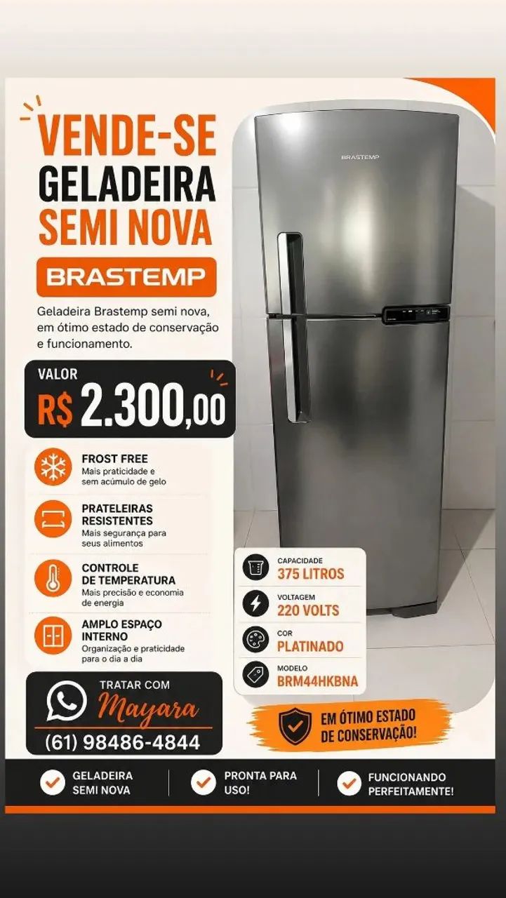 Vende- se Geladeira 