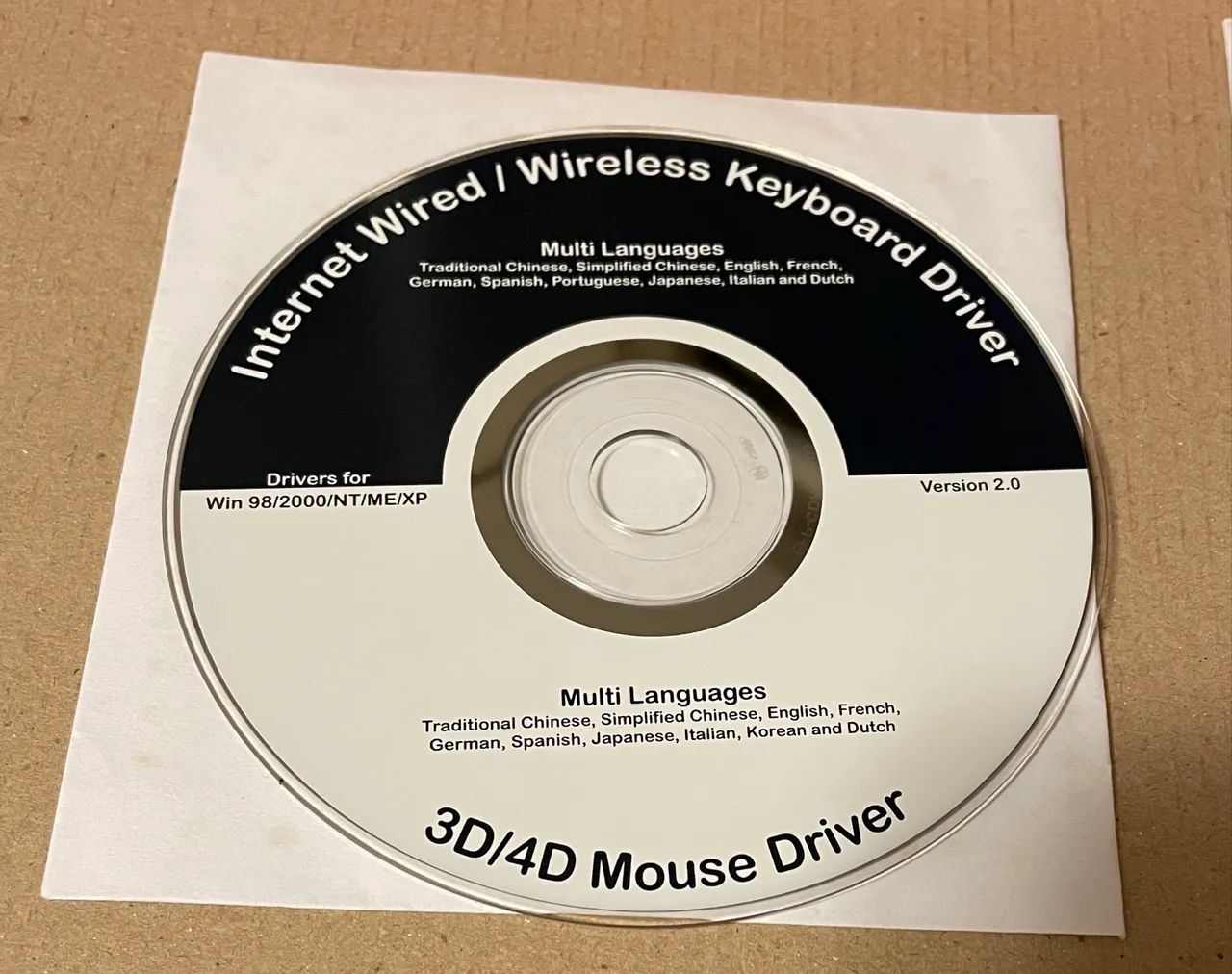 CD de Driver + Manual do Usuário Original Leadership (Kit Teclado/Mouse - Foto 3