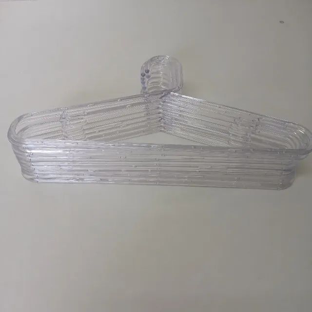 30 Cabides de acrílico transparente