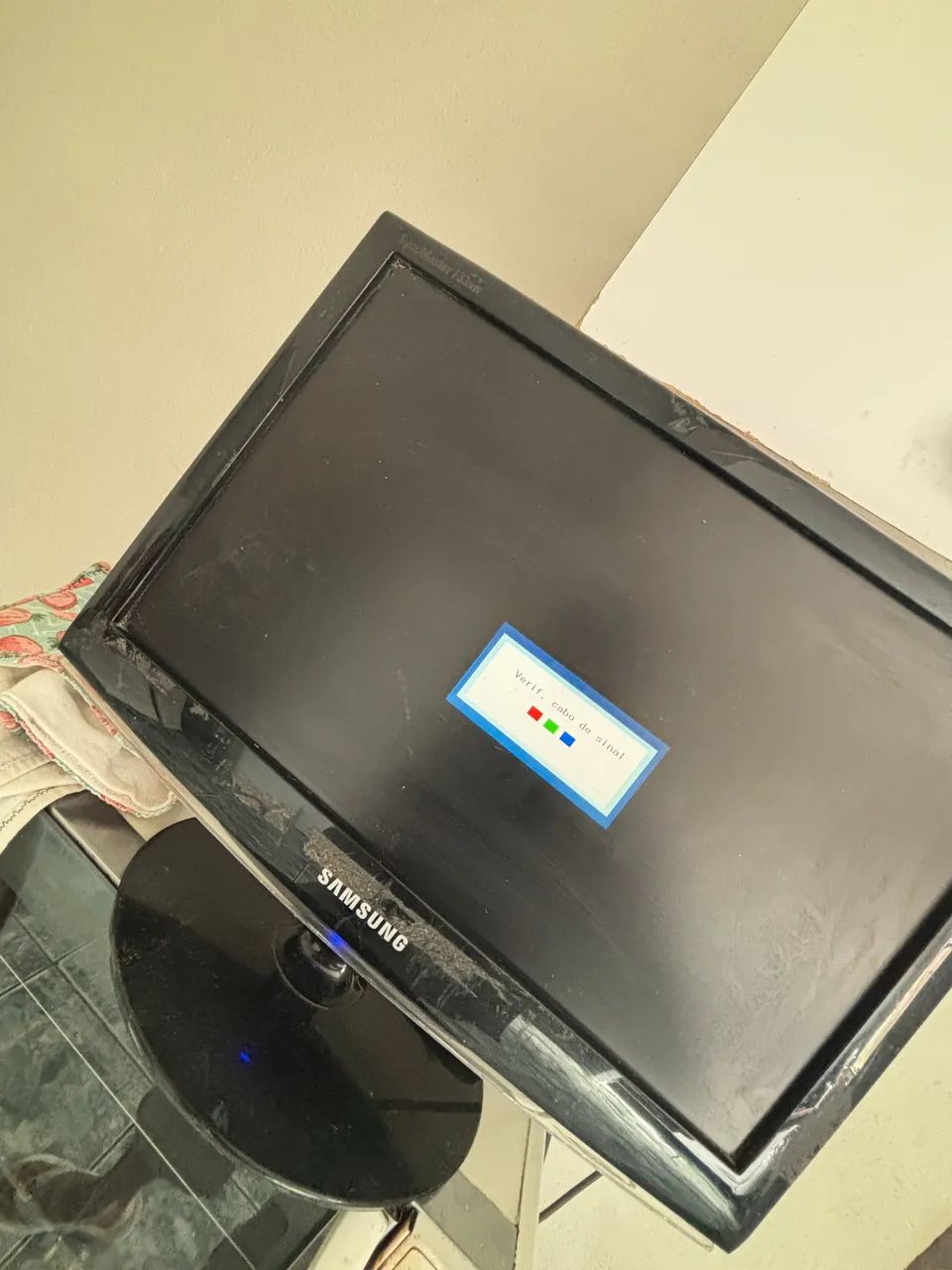 Monitor Samsung 733nw 17 Polegadas Tela Em Bom Estado Preto (Usado)