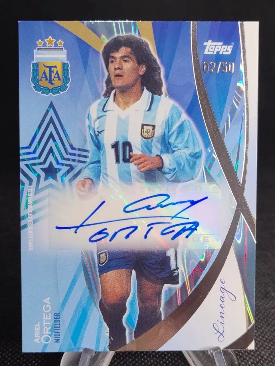 Card com Auto Ortega Argentina  River Plate