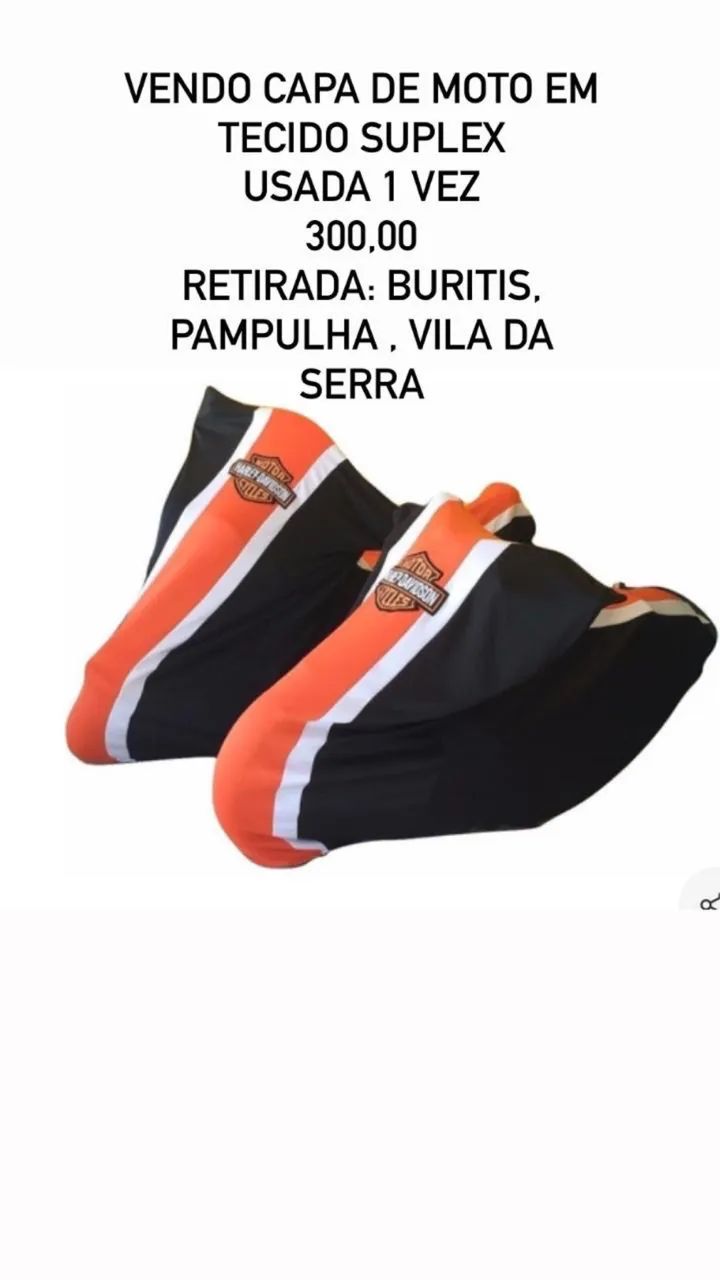 Capa de Moto em tecido Suplex 
