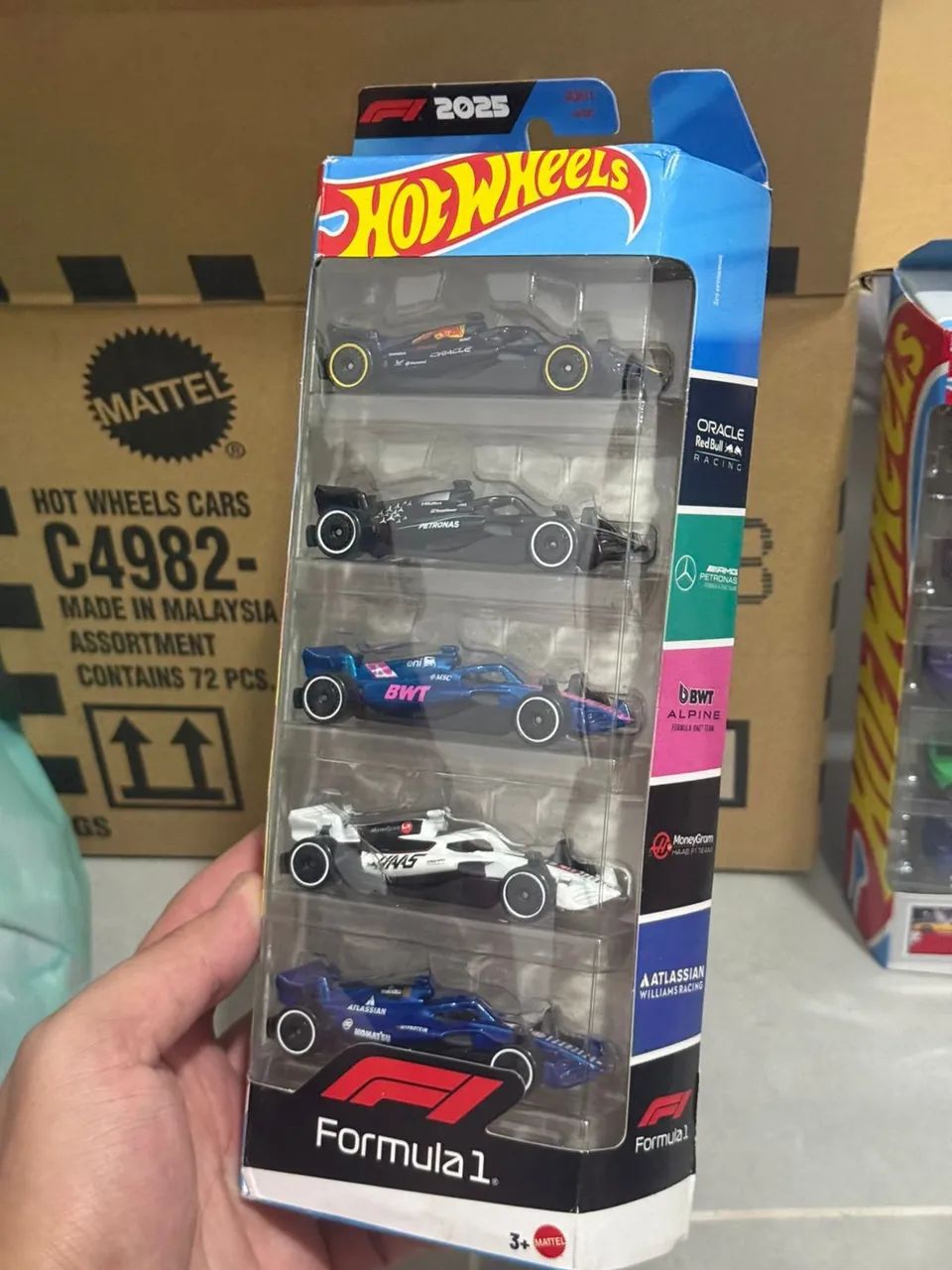 Pack Hot Wheels f1 2025