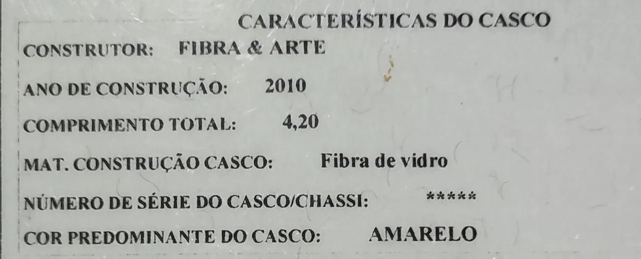 Barco em fibra de vidro - ótimo estado - Foto 4
