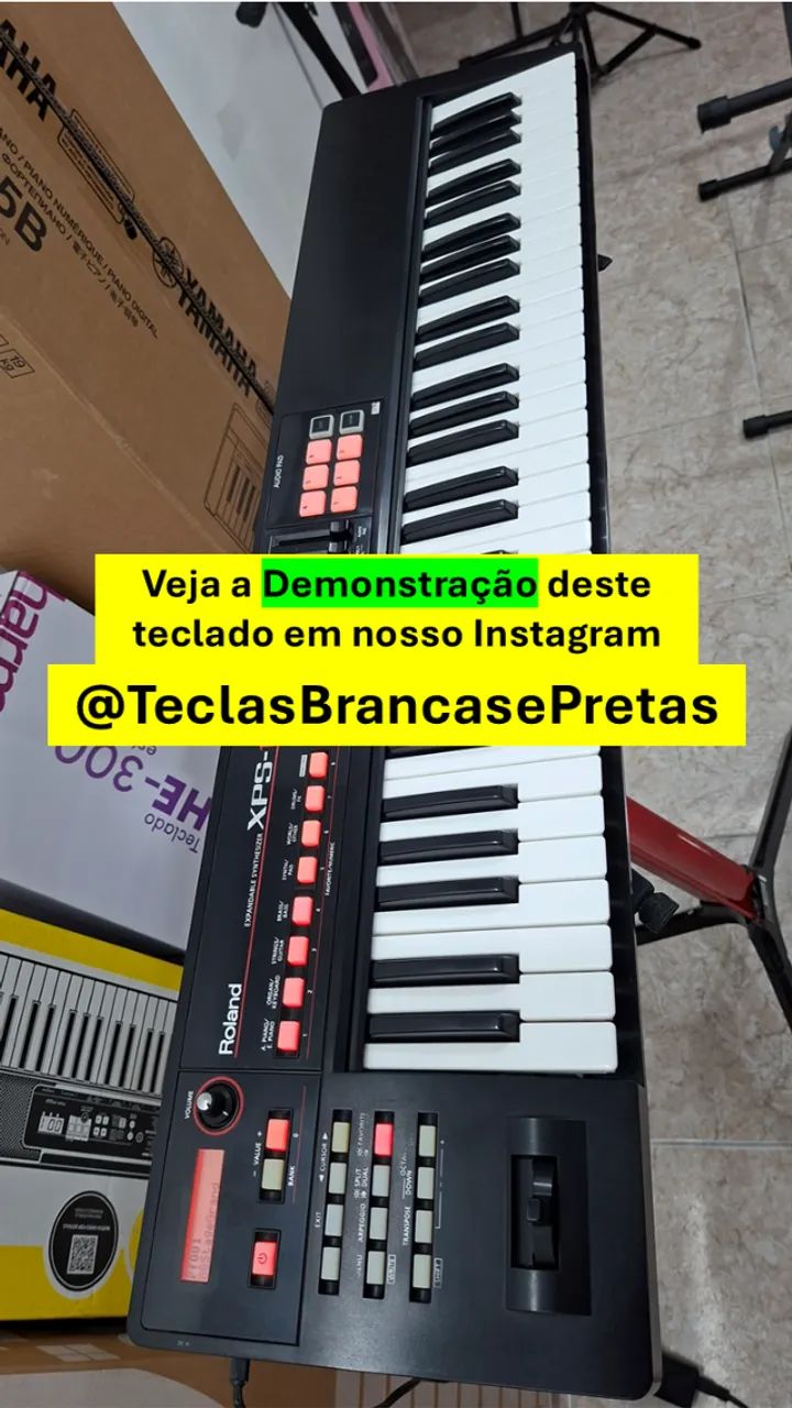 Teclado Roland XPS-10 - Pack de timbres Nord e Yamaha - Aceito Trocas - Dividimos em 12x - Foto 3