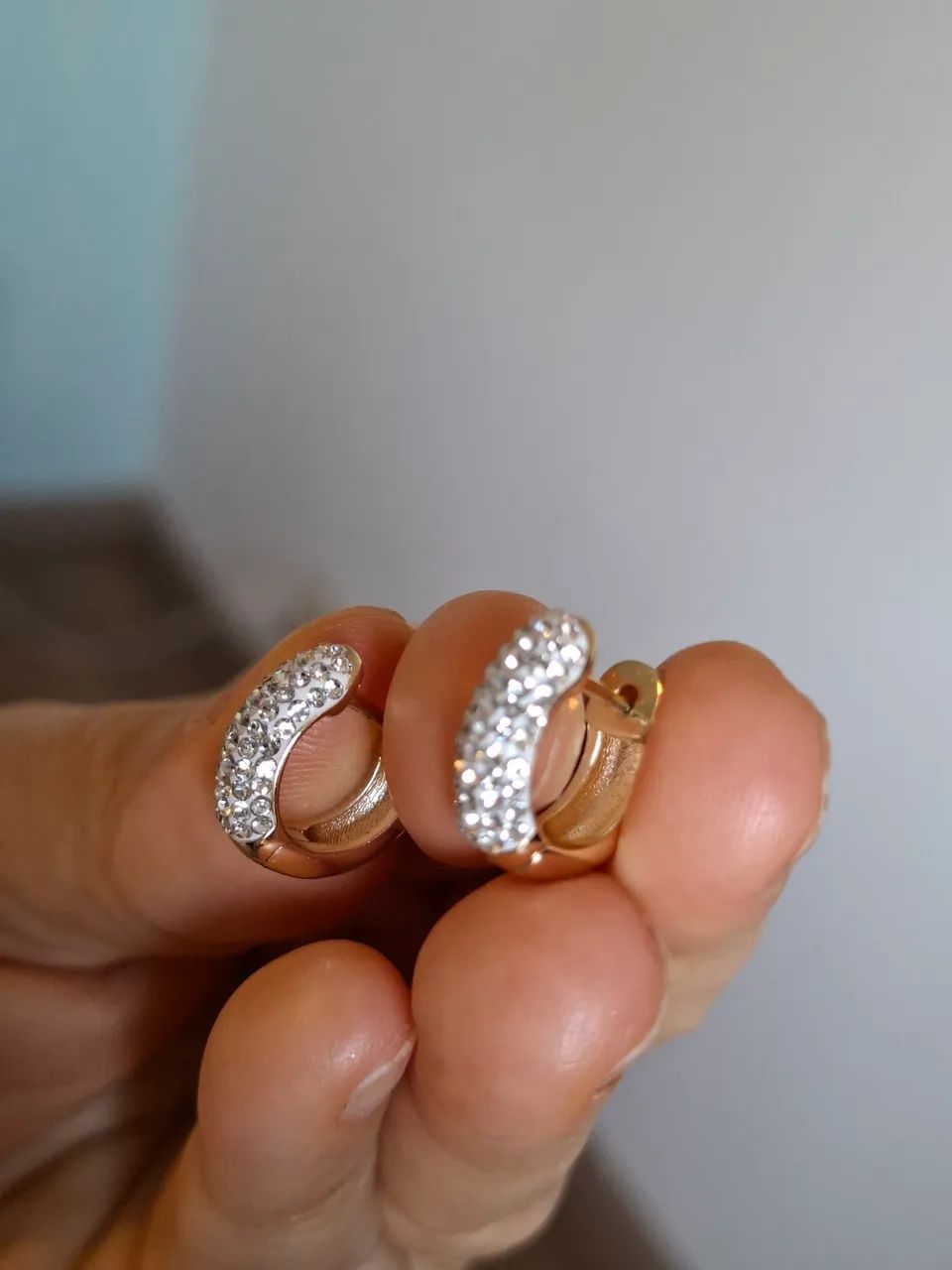 Brincos zircônias 
