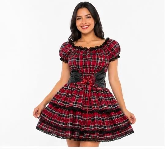 Excelente Vestido Junino 