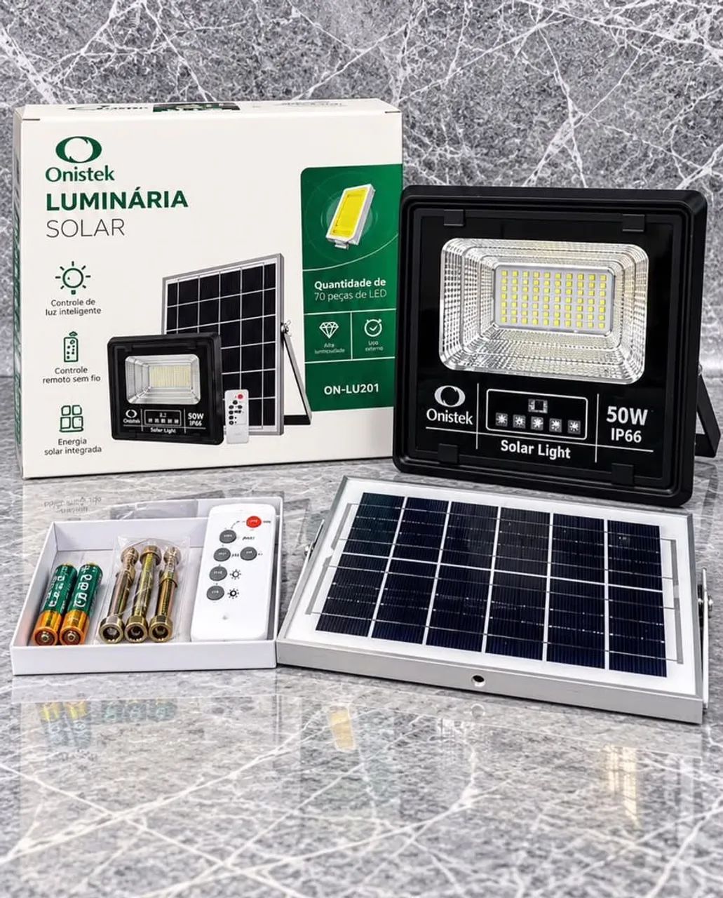 Luminária solar LED