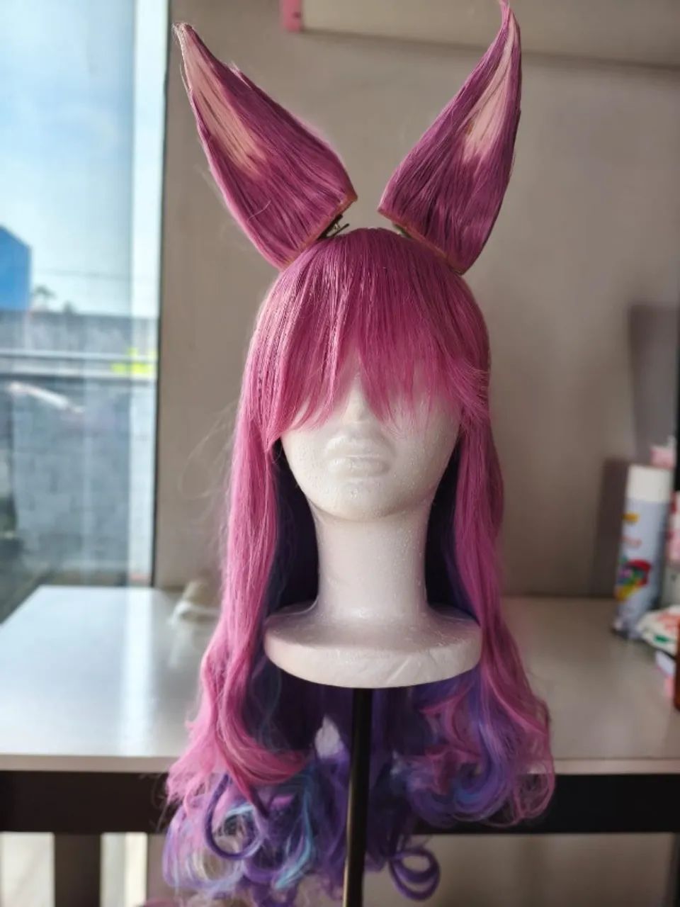 Peruca Ahri Spirit Blossom Cosplay - Foto 3