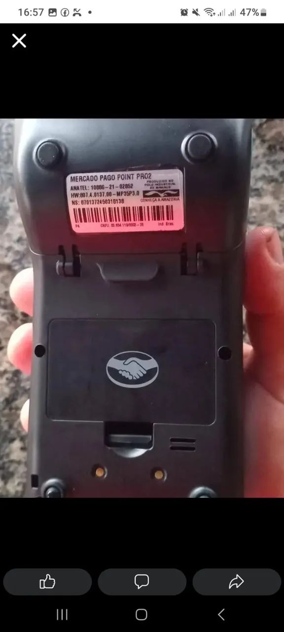 Vendo maquininha de cartão nova