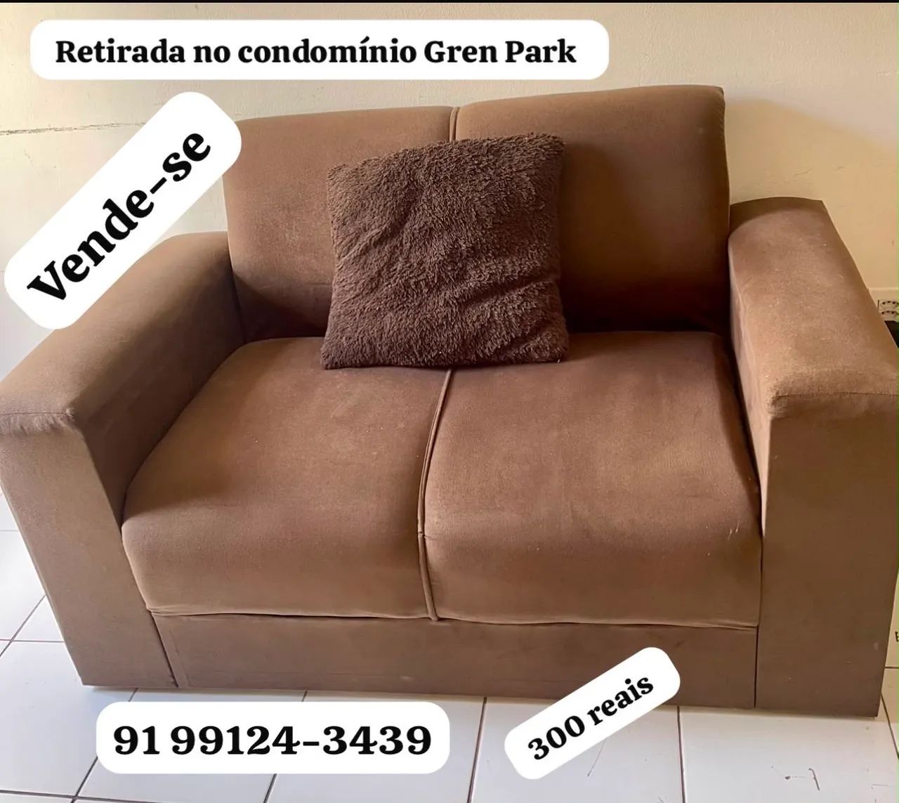 Sofá dois lugares 