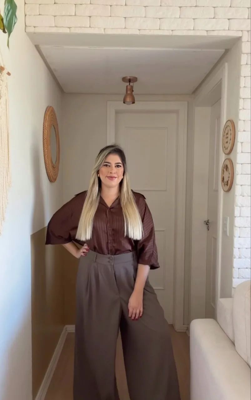 Calça alfaiataria shein NOVA - Foto 5