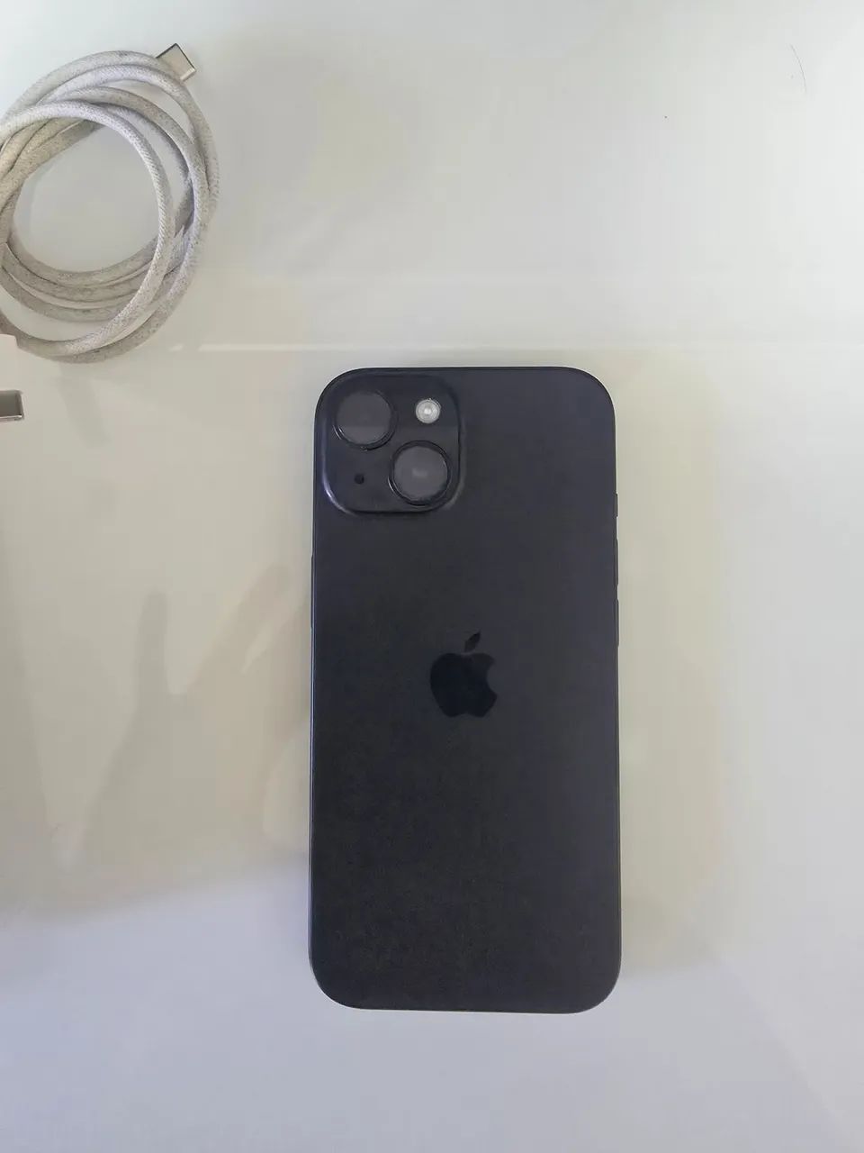 iPhone 15 128GB Preto | Completo com Caixa e Cabo - Celulares e