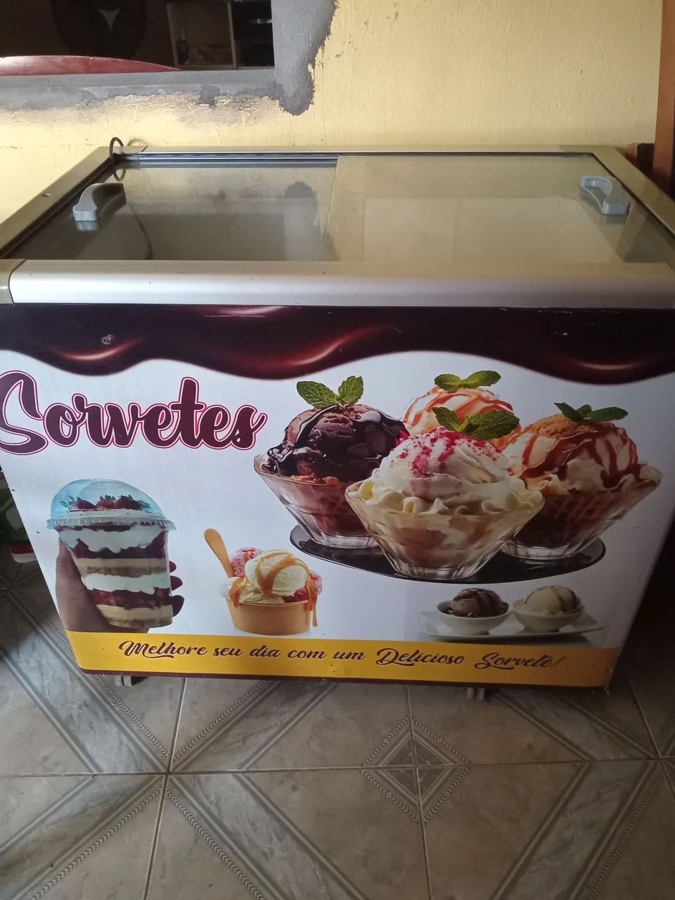 Freezer horizontal de vidro  - Foto 2