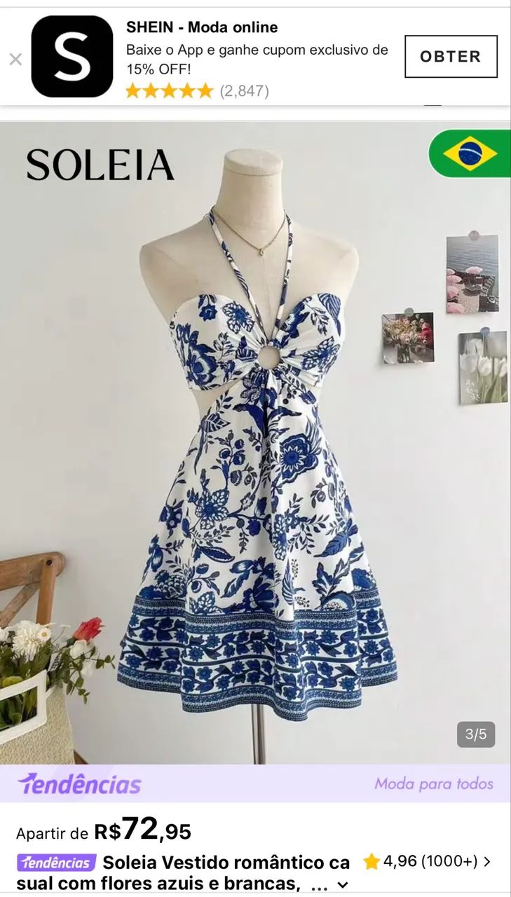 Vestido feminino 