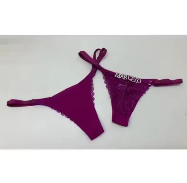 Calcinhas personalizadas com o nome ou frase que você escolher ou de sua preferencia ! Per - Foto 5