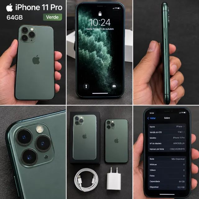 iPhone 11 Pro verde 64Gb - Promoção 